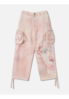 KidSuper x Piet Watercolour Cotton Cargo Trousers