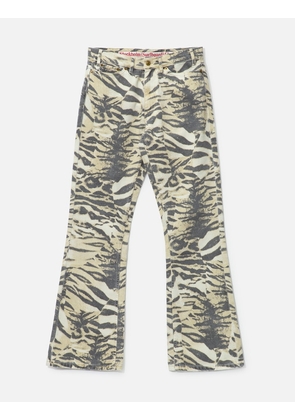Printed Bootcut Jeans
