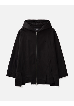 Asymmetric Cut Out Zip Up