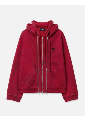 Three Zip Hoodie