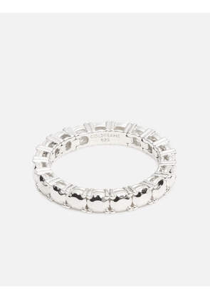 Silver Diamond Tennis Ring