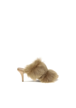 Fur-trimmed mules Sandals - EU37/US7