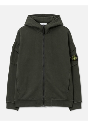 Brushed Organic Cotton Fleece Hooded Sweatshirt