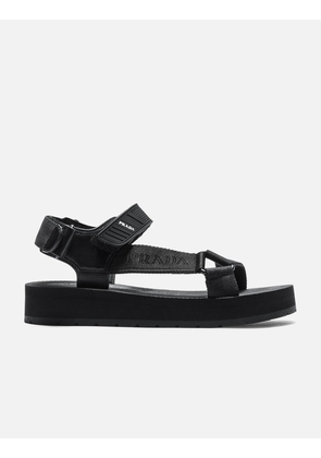 Logo Strap Platform Sandals