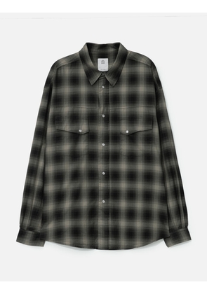 Loose Check Western Shirt