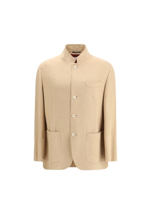 Brunello Cucinelli Beige Cashmere Coat - S
