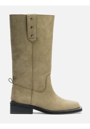 Deinet Natural Suede Biker Boots