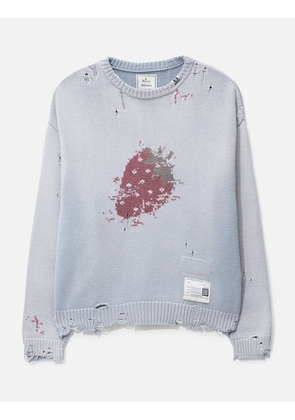 Strawberry Jacquard Knit Sweater