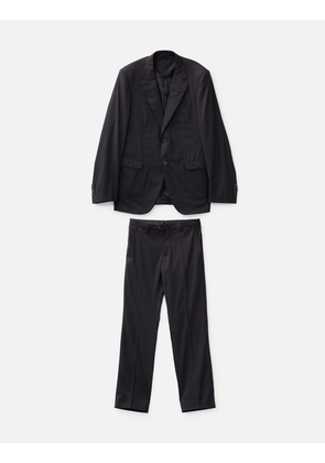 Single-Breasted Flap Jacket and Trousers