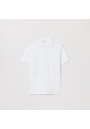 The Pique Polo White