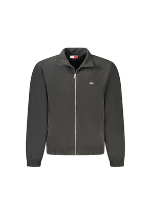 Black Polyester Men Jacket - XL