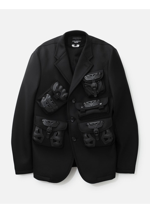 Sculpted Pockets Wool Jacket