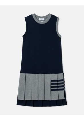 Jersey Stitch Pleated Body Sweater