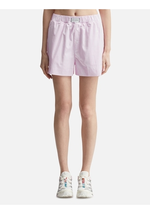 Paloma Shorts Pink &amp; White Stripe