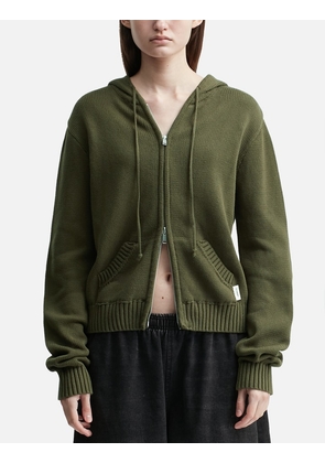 G Classic Knit Zip Up