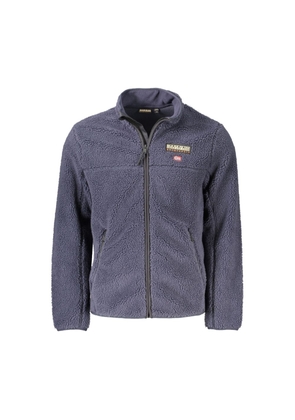 Napapijri Blue Polyester Men Sweater - XXL