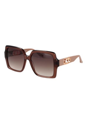 Trussardi Brown Acetate Sunglasses