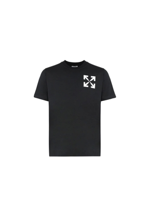 Off-White Black Cotton T-Shirt - XS