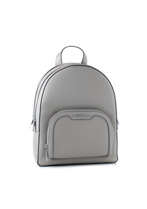 Michael Kors Gray Leather Backpack