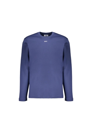 Off-White Blue Cotton Sportswear - L