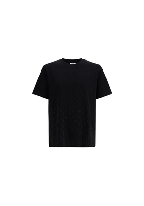 Casablanca Black Cotton T-Shirt - L
