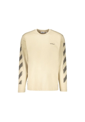 Off-White Beige Cotton Sportswear - L