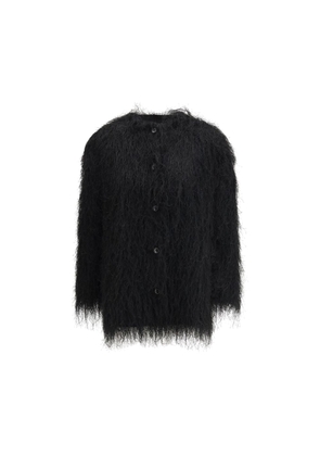 Loulou De Saison Black Polyester Coat - M