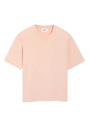 AMI Paris Ami De Coeur cotton T-shirt - Pink