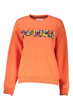 Desigual Orange Cotton Sweatshirt - XXL