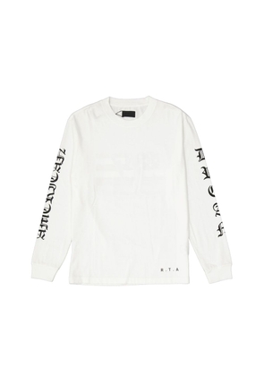 RtA White Cotton T-Shirt - S