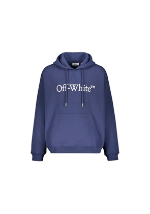 Off-White Blue Cotton Sweatshirt - XL