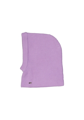 Herno Purple Wool Beanie - UNI
