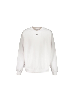 Off-White White Cotton Sweatshirt - L