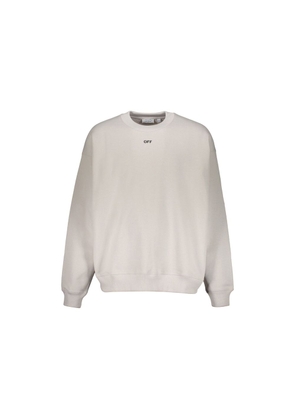 Off-White Gray Cotton Sweatshirt - L