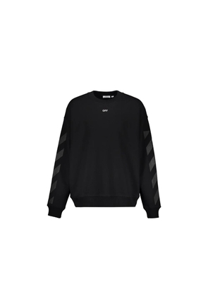 Off-White Black Cotton Sweatshirt - XL
