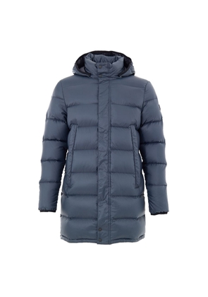 Moose Knuckles Gray Nylon Coat - M