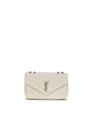 Saint Laurent Cream Lamb Ovis Aries Aries Shoulder Bag
