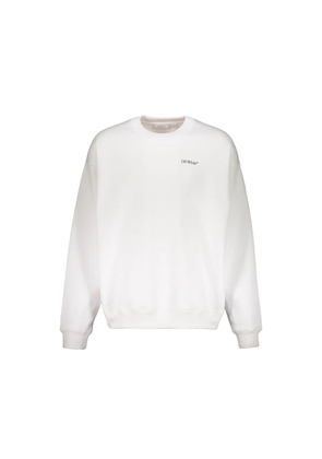 Off-White White Cotton Sweatshirt - M