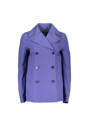 Gant Blue Cotton Women Coat Jacket - S
