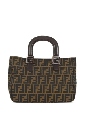 Fendi Pre-Owned 1990-2000s Zucca-jacquard tote bag - Brown