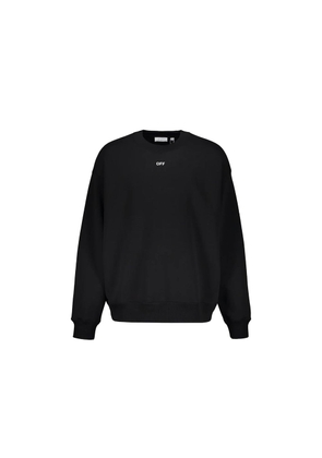 Off-White Black Cotton Sweatshirt - L