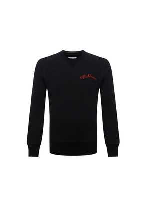Alexander McQueen Black Cotton Sweatshirt - M