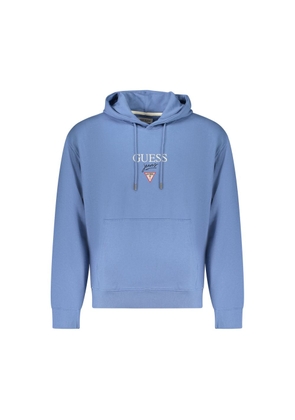 Guess Jeans Azzurro Cotton Men's Sweatshirt - S