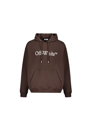 Off-White Brown Cotton Sweatshirt - L