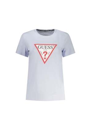 Guess Jeans Azzurro Cotton Women's T-Shirt - S