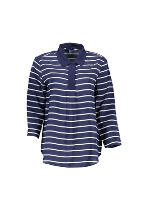Gant Blue Viscose Women Polo Shirt - 34