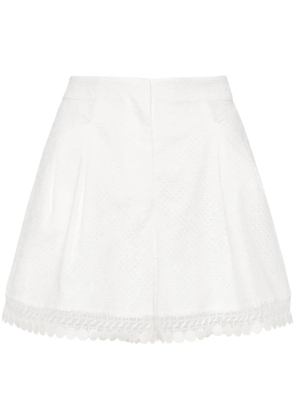 SHIATZY CHEN Plenteous openwork shorts - White