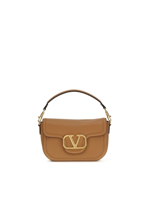 Valentino Garavani Beige Calf Leather Bos Taurus Shoulder Bag