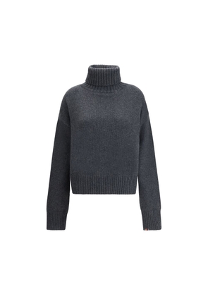 Extreme Cashmere Gray Cashmere Cashmere Sweater - One Size