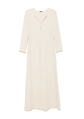 Giorgio Armani Pre-Owned 1990s silk maxi dress - Neutrals